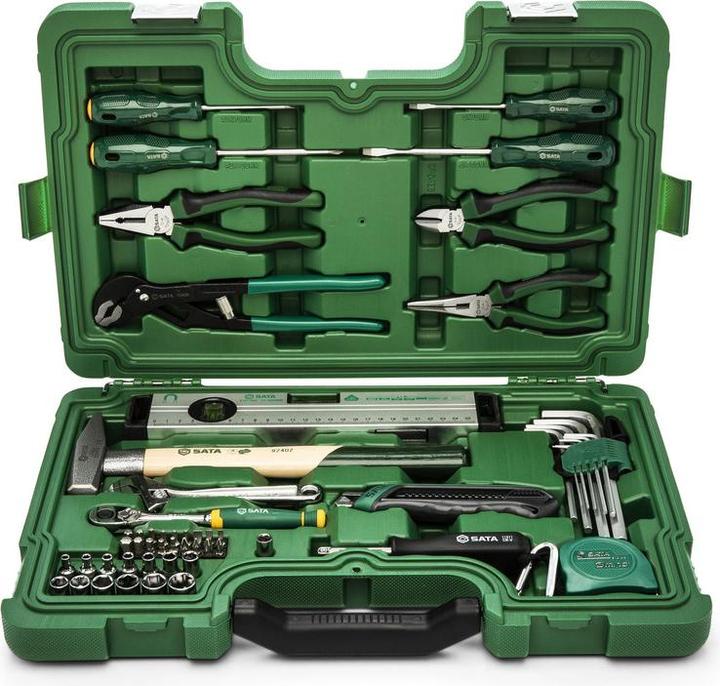 Actual product image SATA 1/4" universal construction tool set, 56 pcs.