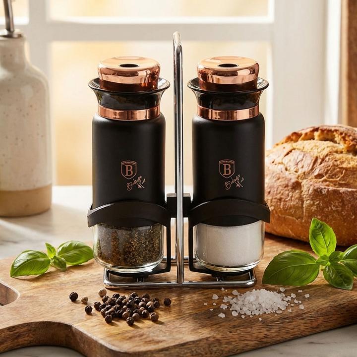 Actual product image BerlingerHaus Salz- und Pfefferstreuer-Set Black Rose Collection (Salt, Pepper)