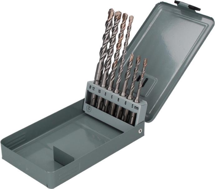 Productafbeelding Metabo SDS-Plus Pro 4-boren set 7-delig (5 mm, 6 mm, 8 mm, 10 mm, 12 mm)