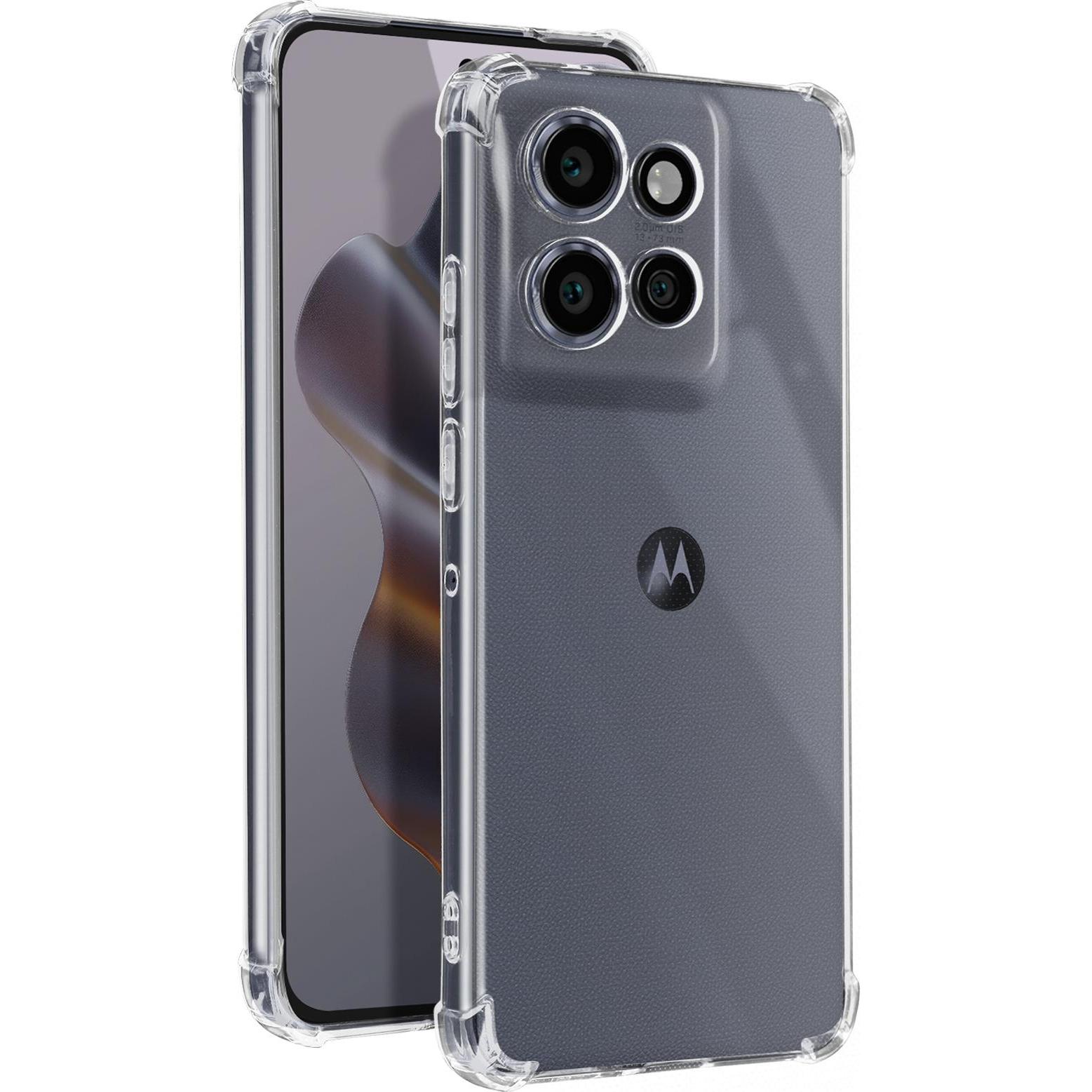 Avizar ToughShield Case (Motorola Edge 50), Smartphone Hülle, Transparent