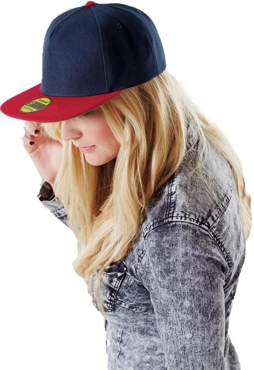 Produktbild Beechfield Snapback Mütze Flacher Schirm