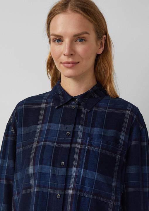 Immagine prodotto s.Oliver Bluse Karierte Feincord-Bluse im Relaxed Fit (38)