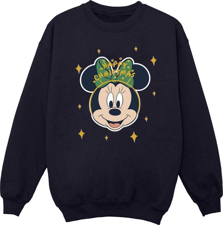 Actual product image Disney Womens/Ladies Minnie Mouse Happy Christmas Sweatshirt (XL)