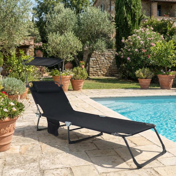 Produktbild VCM Sonnenliege (185 cm)