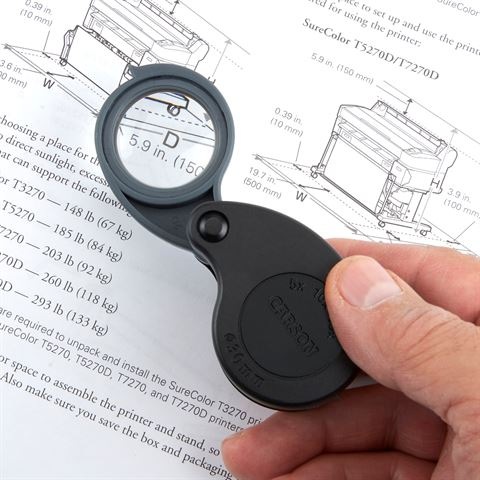 Actual product image Carson Impact magnifier Multi-Power
