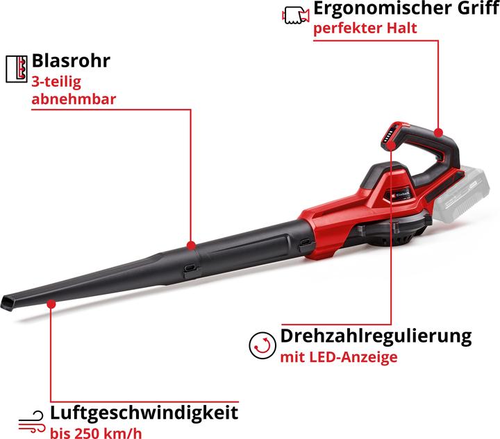 Produktbild Einhell GE-UB 18/250 Li E-Solo (Akkubetrieb, Laubbläser)
