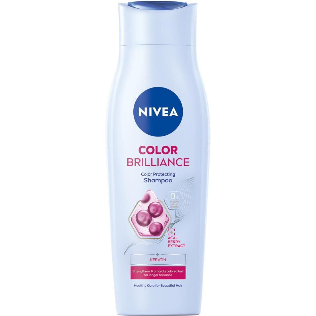 NIVEA, Shampoo, Color Brilliance (250 ml, Flüssiges Shampoo)