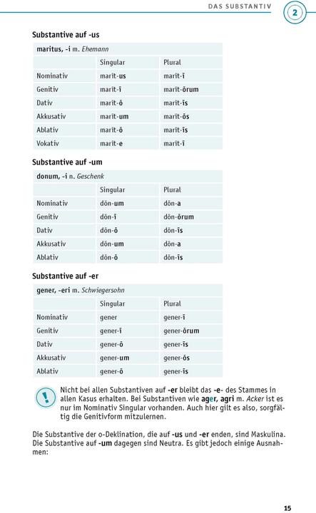 Actual product image Grammatik kurz & bündig Latein (German, Latin, 2023)