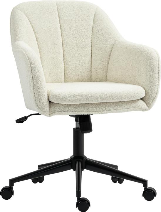 Immagine prodotto Homcom Bürostuhl Polyester, Stahl Beige