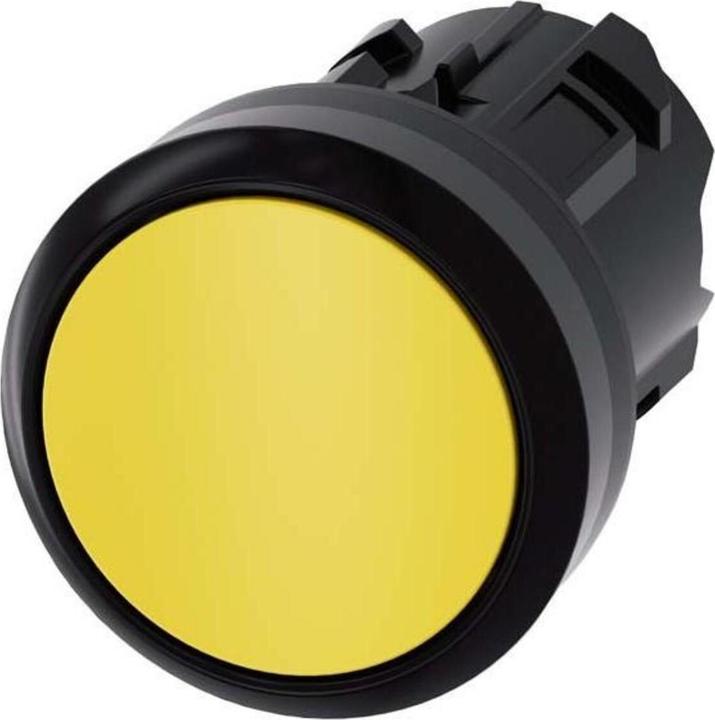 Produktbild Siemens Pushbutton 22mm Round Plastic Yellow