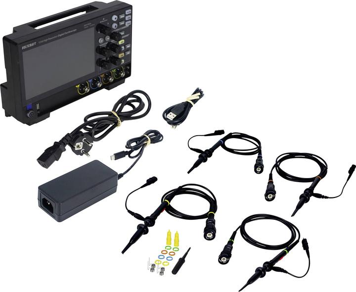 Actual product image Voltcraft DOV1004 Digital-Oszilloskop 100 MHz 4-Kanal 1.25 GSa/s 50 Mpts 12 Bit (CAT II)