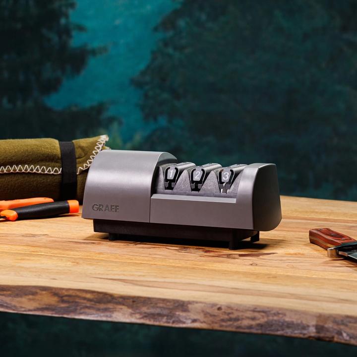 Produktbild Graef SG530 Messerschärfer quarzgrau 3-Phasen Trizor