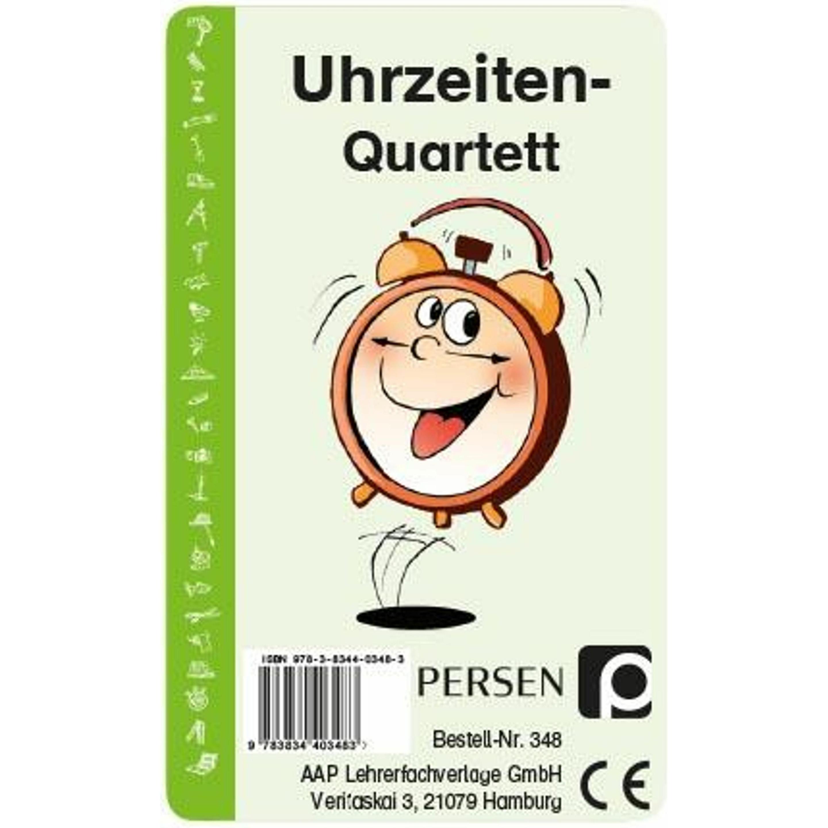 Persen Uhrzeiten-Quartett (Kartenspiel) (Deutsch) (40474937)