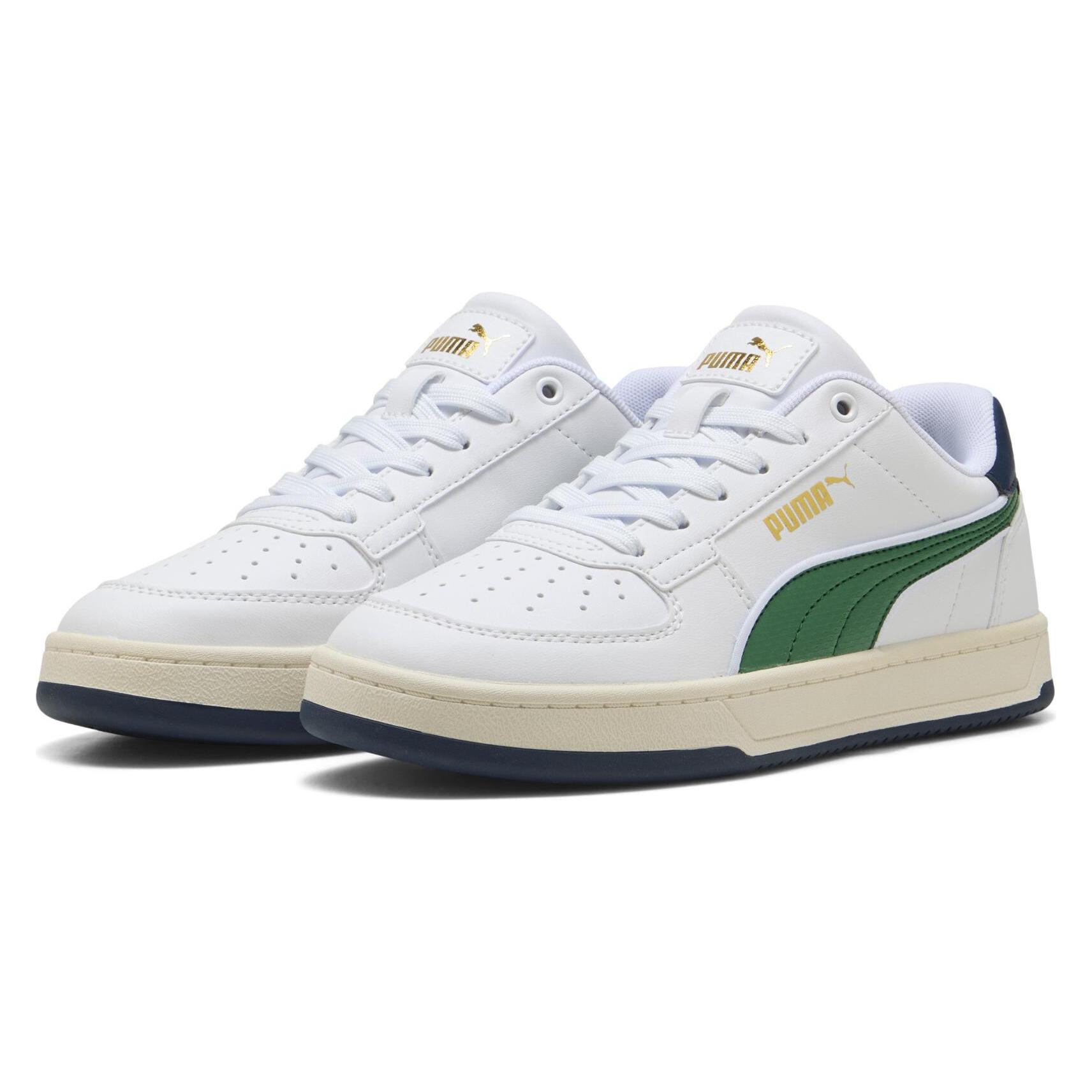 Puma, Jongens, Sneakers, Caven 2.0 Retro Jr, Wit, Groen, (37.5)
