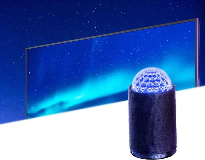 Produktbild Joyroom Maya Series RGB 8W Bluetooth Speaker - Black (4 h, Stromversorgung über USB)