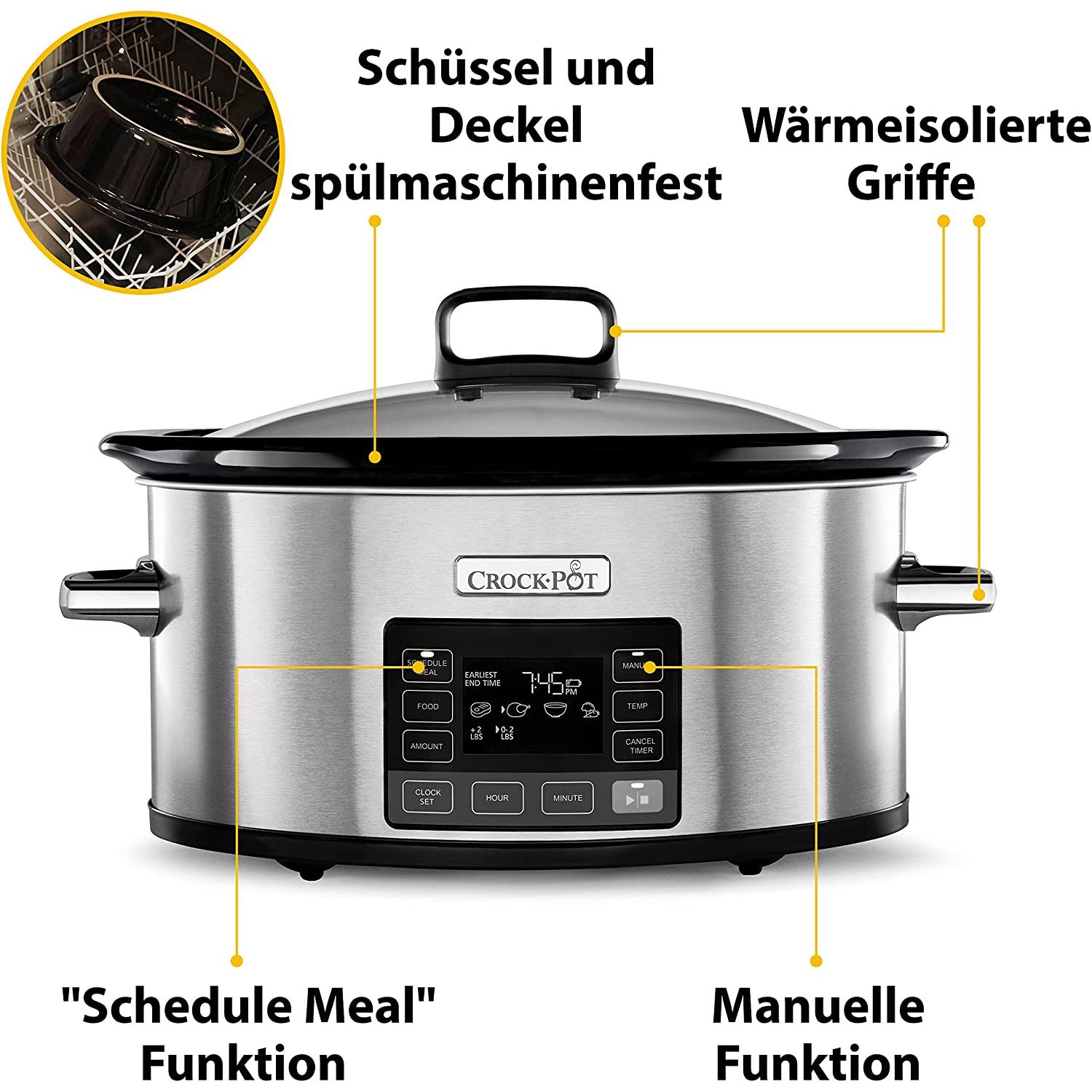 Thumbnail - Crockpot Time Select, Dampfgarer + Reiskocher, Silber