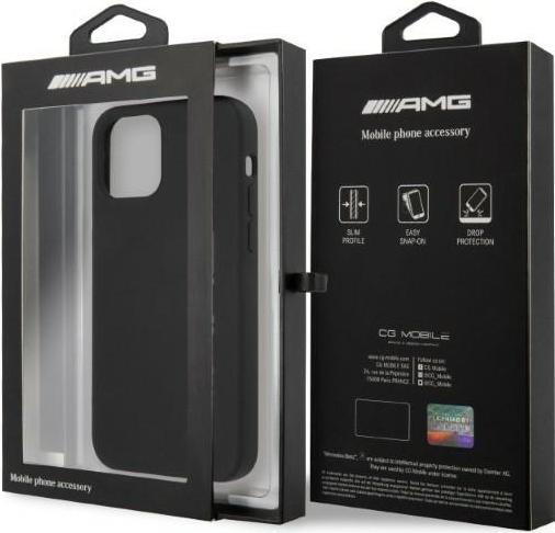 Immagine prodotto Mercedes AMG AMHCP12LSGLBGN Custodia rigida in silicone Big Logo per iPhone 12 Pro Max 6,7" in silicone nero (Apple iPhone 12 Pro Max)