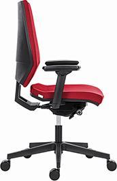 Produktbild Powerton ERGO SIMA Ergonomischer Bürostuhl, Rot (43 - 51 cm)