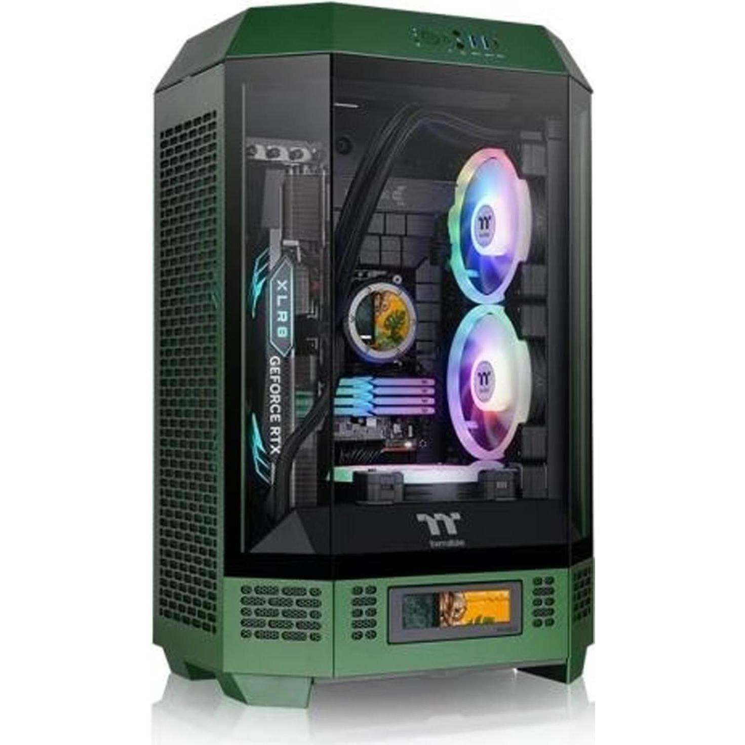 Thermaltake La Torre 300 verde corsa (mATX, Mini-ATX), Case PC, Verde