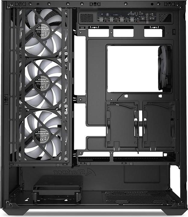 Actual product image Sharkoon AK6 RGB Black ATX (black) (ATX, mATX, Mini-ATX)