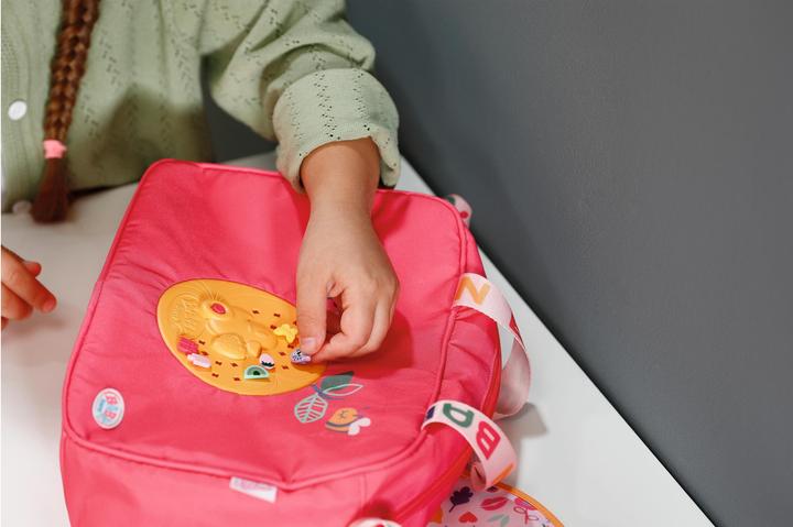 Actual product image Zapf Creation Zapf BABY born Changing Bag Pinplay Puppenwindeltasche