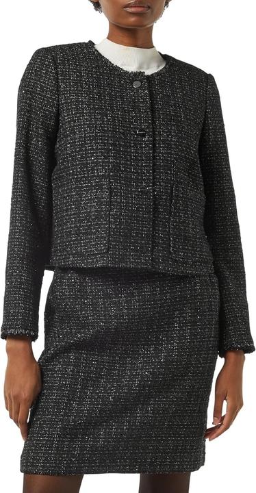 Produktbild Comma Rock Kurzer Bouclé-Rock mit Glitzergarn (40)