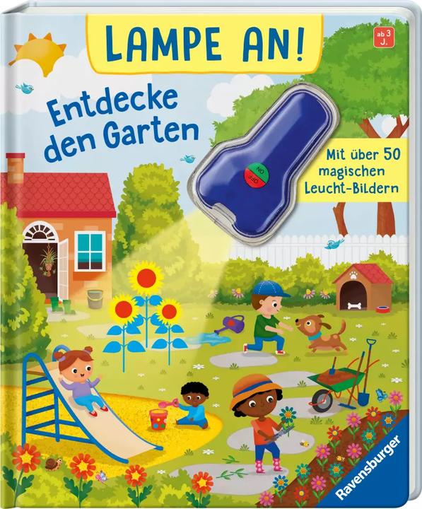 Produktbild Ravensburger Lampe an! Entdecke den Garten (Deutsch, Ines Foje, 2023)