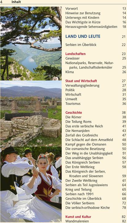 Produktbild Reiseführer Serbien (Deutsch, Birgitta Gabriela Hannover Moser, 2024)