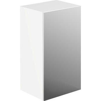 Emco, Badezimmerschrank, evo Halbhochschrank, 750mm, Doppelspiegeltür, Tip-on Beschlag, 2 Glasablagen, LED-Innenraumleu