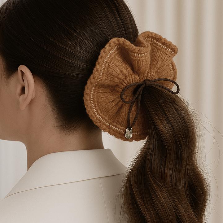 Immagine prodotto Avizar Haargummi mit gestricktem Muster Cornelia (Elastico per capelli)