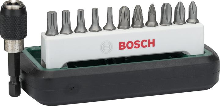 Image du produit Bosch Zubehör Jeu de 12 embouts de vissage standard, mixtes (PH, PZ, T) (Croix Phillips PH, Croix Pozidriv PZ)