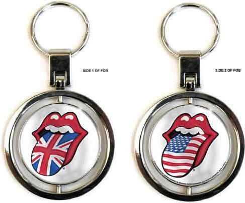Actual product image The Rolling Stones UK & US Tongues Schlüsselanhänger