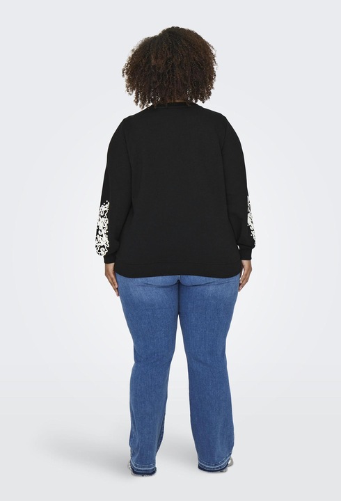 Produktbild Only Normal geschnitten Rundhals Tief angesetzte Schulter Sweatshirt Sweatshirt (S)