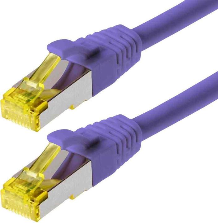 Produktbild Helos Patchkabel S/FTP (PIMF) CAT 6a lila 2,0m (S/FTP, CAT6a, 2 m)