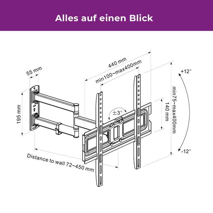 Actual product image Ultron 58 - 72 (Wall, 35 kg)