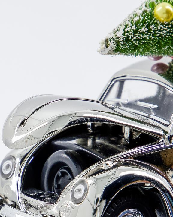 Actual product image House Doctor Decoration, HDXmas car, Silver