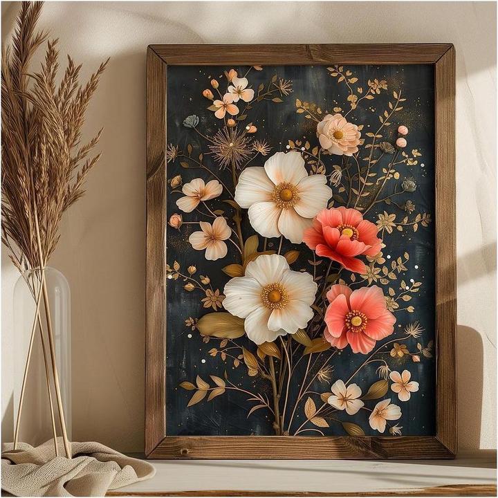 Immagine prodotto Wallxpert Immagine Fiori 35 x 47 cm (35 x 47 cm)
