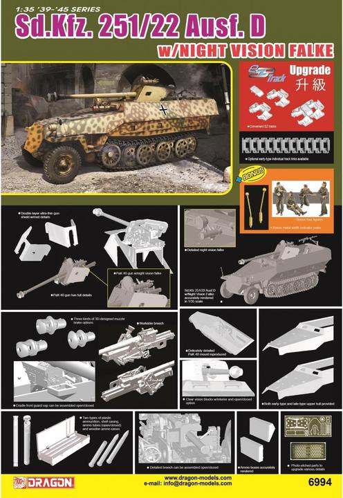 Image du produit 1:35 Sd.Kfz.251/22Ausf.Dw/NightVis.Falke