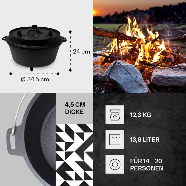 Image du produit ToCis Big BBQ Dutch Oven Set - Guernsey