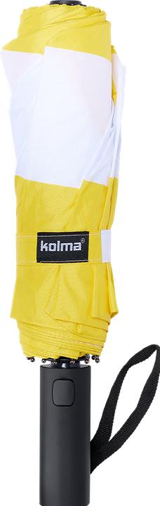 Actual product image Kolma Regenschirm Stripy Lemon/Weiss