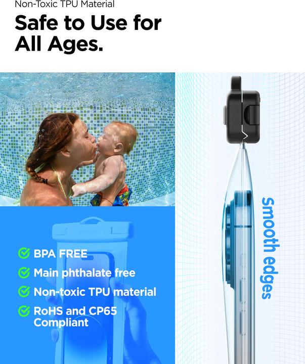 Immagine prodotto Spigen Custodia impermeabile Aqua Shield A601 1 confezione, bianco ACS06006 (Universale)