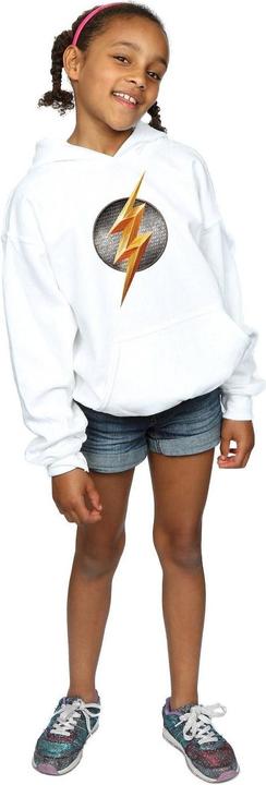 Immagine prodotto Justice League Movie Flash Emblem Felpa con Cappuccio Ragazze (140, 146)