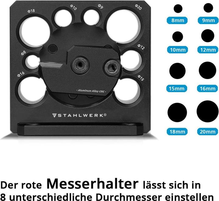 Actual product image Stahlwerk Dowel maker (10, 12, 15, 16, 18, 20, 8, 9)