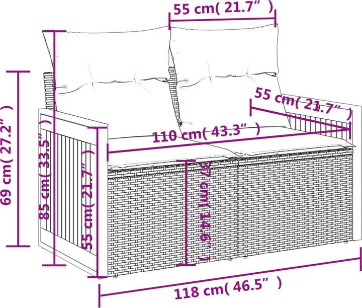 Actual product image vidaXL Charlee