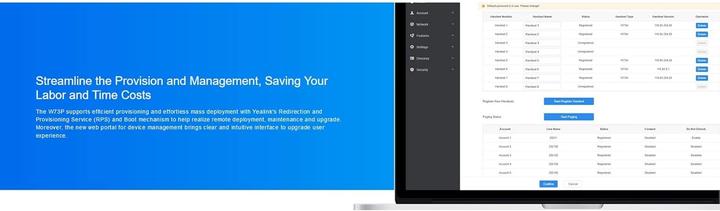Actual product image Yealink W73P cordless telephone