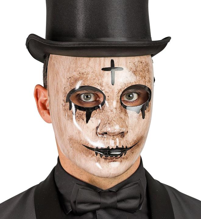 Actual product image Widmann Commedia Dell'Arte mask phantom mask