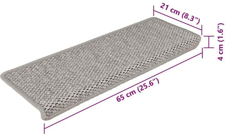 Immagine prodotto vidaXL Stufenmatte (25 x 65 cm)