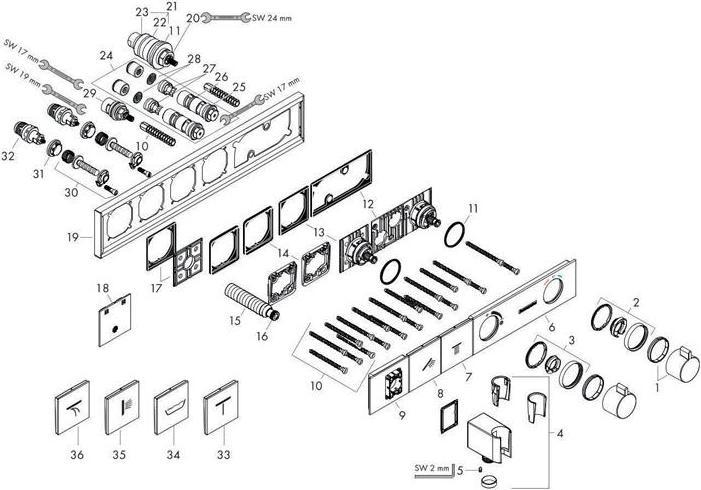 Produktbild hansgrohe RainSelect Chrom
