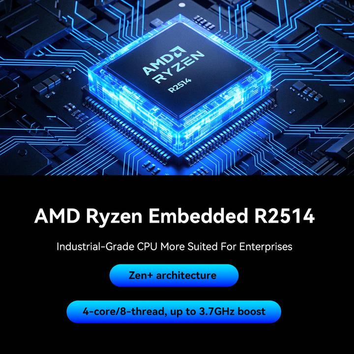 Produktbild GMKtec Mini PC G11 AMD R2514 16GB 512GB Win 11 Pro (512 GB, 16 GB)