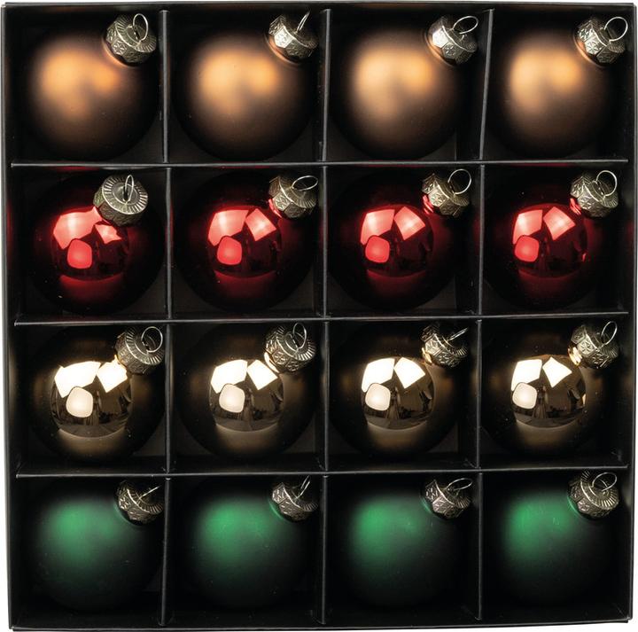 Riffelmacher Weihnachtskugeln Mix (16 -teilig)